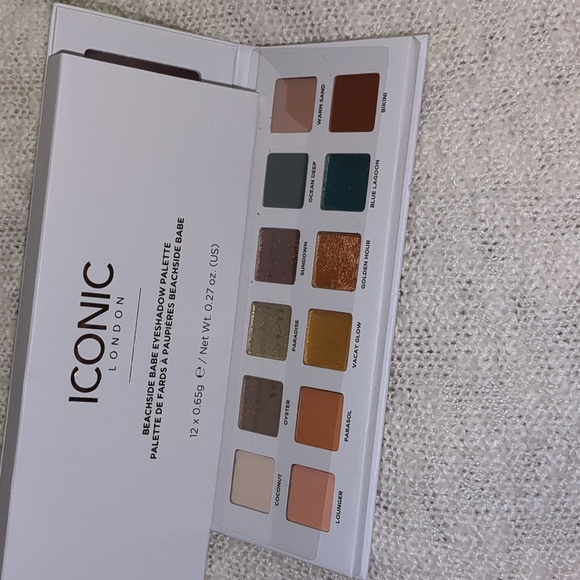 ICONIC London Beachside Babe Eyeshadow Palette, 12x 0.65g/0.27oz - Picture 2 of 8